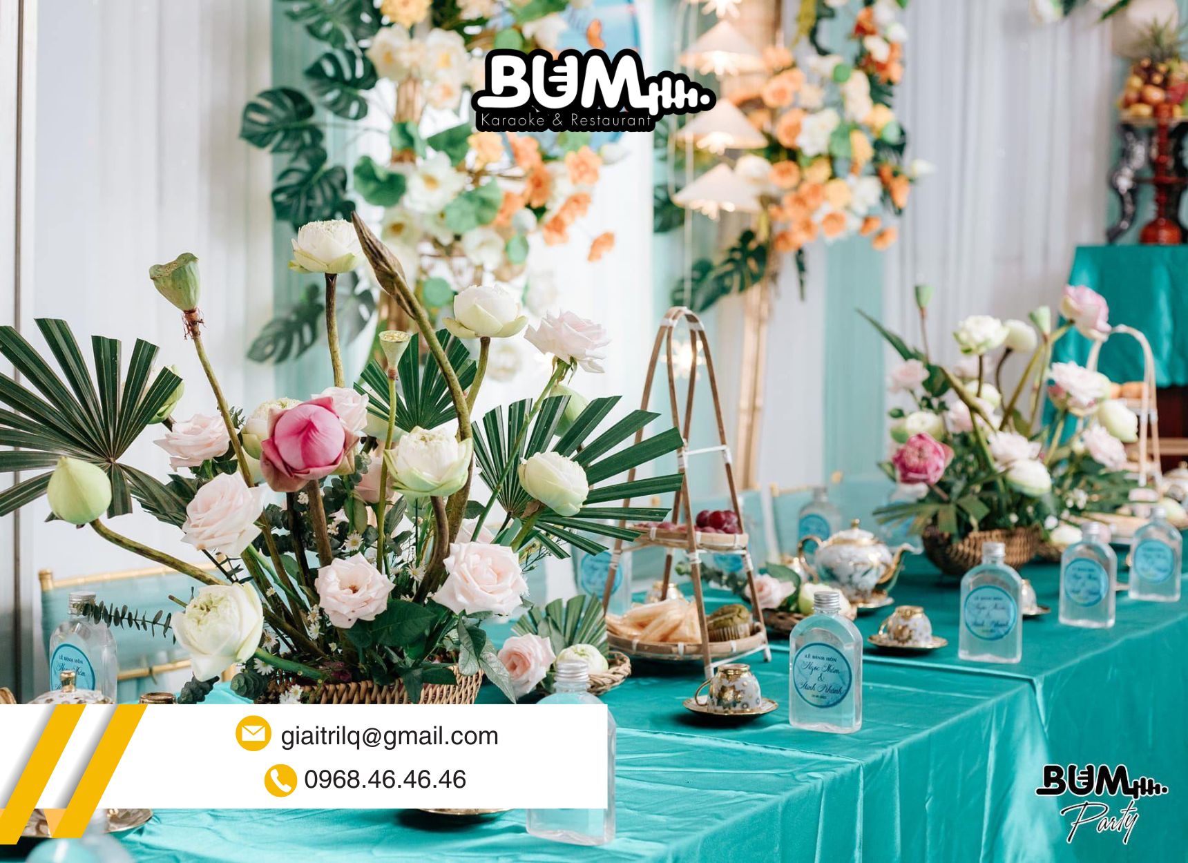 Trang trí không gian theo yêu cầu